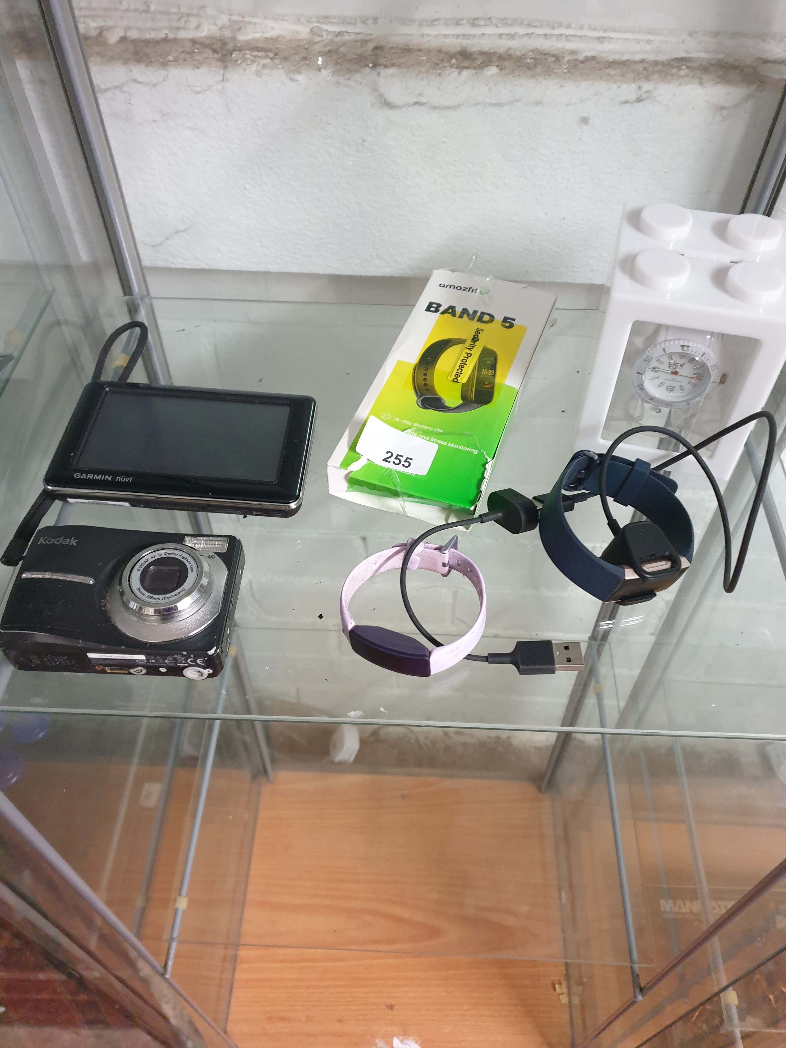 A Sat Nav, Boxed Watch & Camera Etc