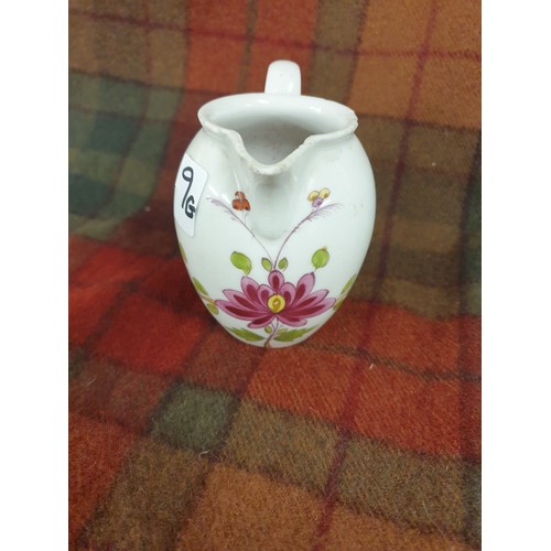 100A - A Early Meissen Small Jug With Crossed Swords Marking a/f