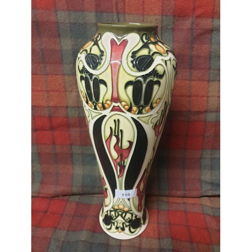 118 - A Huge Moorcroft Art Nouveau Pattern Vase  (38cm in height) With Shop Price Still On £550 With Origi... 