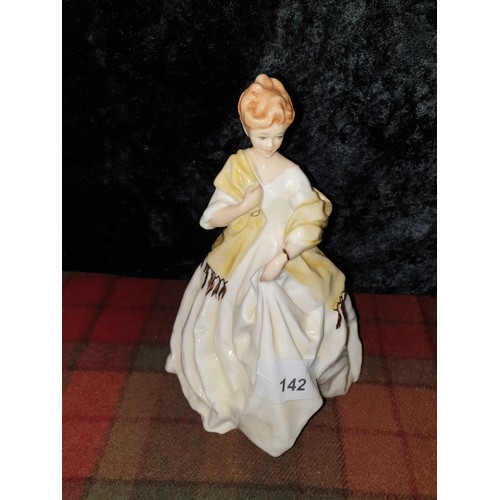 142 - A Royal Worcester Figure 'First Dance' By F.C Doughty