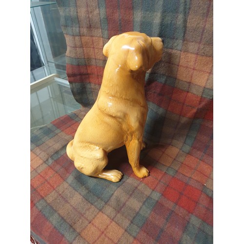 181 - A Large Beswick Fireside Friend Golden Retriever Stands 34cms Tall