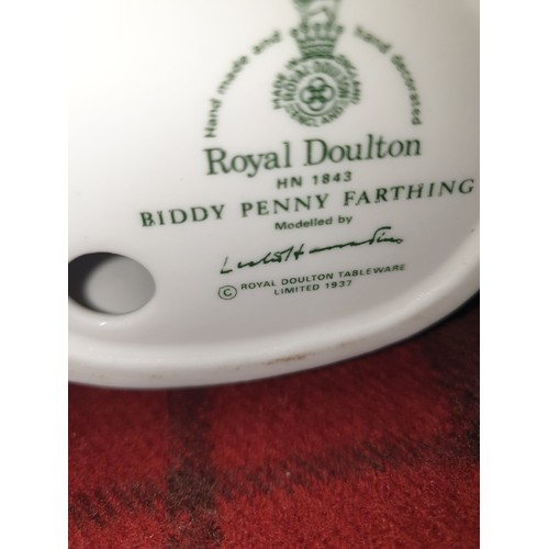 192 - A Vintage Royal Doulton Figure 'Biddy Penny Farthing'  (HN1843)