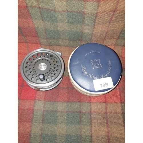 70B - Hardy Brothers Marquis No 1 Salmon Fly Reel Beautiful Condition With Hardy Brothers Reel Case