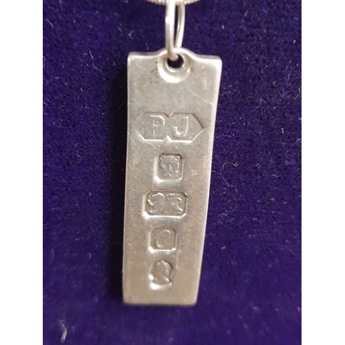 35 - Silver Chain And Silver Ingot