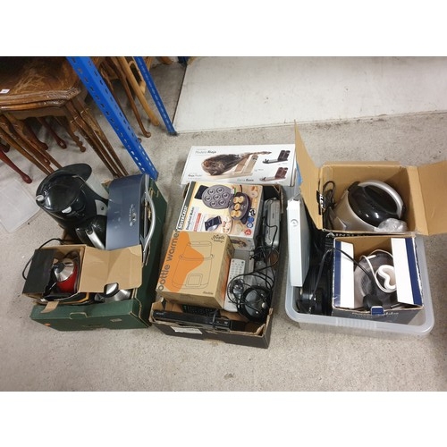 270 - 3 Boxes Of Electricals etc