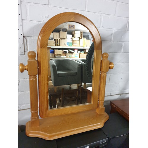 415 - Pine Dressing Table Mirror