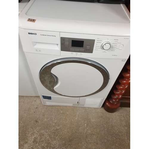 265 - A Beko Condenser Sensor Dryer (9kg Load)