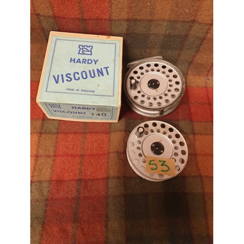 53 - A Boxed Hardy Brothers Viscount Fly Reel With Original Box And Spare Spool