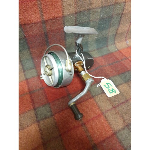 58 - A Hardy Brothers The Altex No2 Mark V Spinning Reel And Line