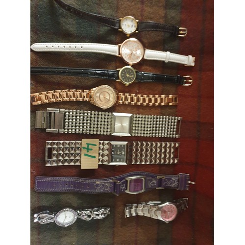 41 - A Selection Of Ladies Wrist Watches