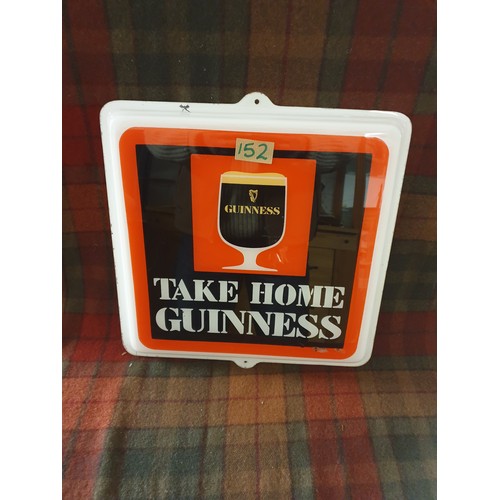 152 - A vintage Guinness Advertising Sign