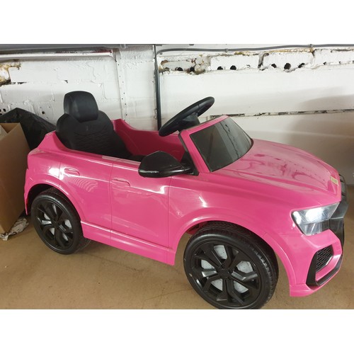 66 - A Childs Sit On Audi RSQ 8 Car With Remote Control And Charger