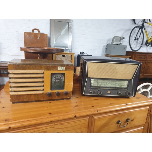 272 - 2 Vintage Radios Stella And Reax