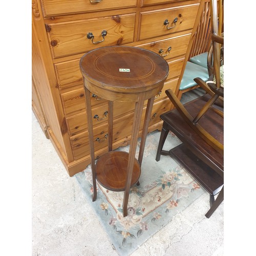 249A - An Edwardian Inlaid Plant Stand