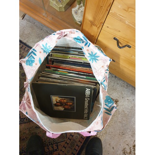 172 - A Large Bag Of LP Records includes abba etc