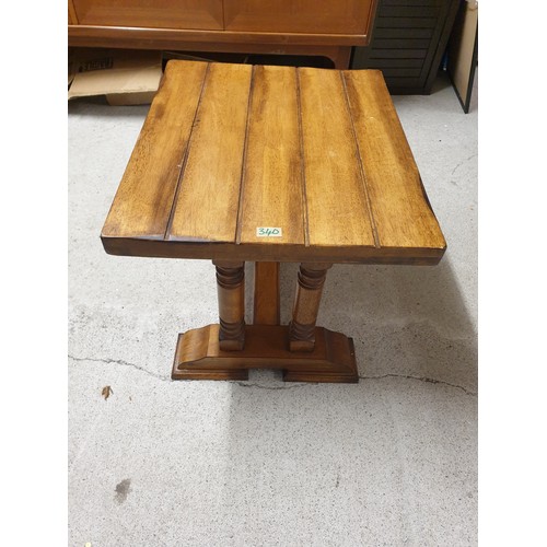 340 - A Solid Wood Occasional Side Table