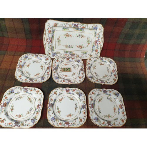 359 - Selection Of Royal Worcester Plates Oriental Pattern