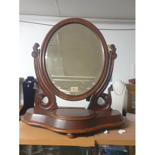 185 - Victorian Dressing Table Mirror