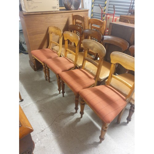 187 - Set Of 4 Victorian Chairs