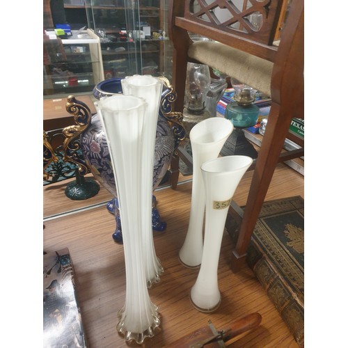 357 - 4 Glass Vases