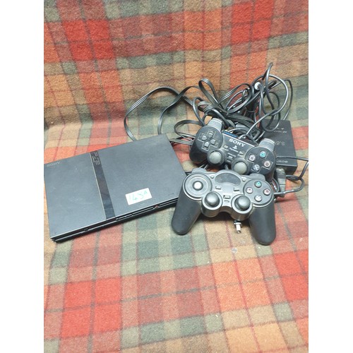 148A - Slime Line PS2 Console With 2 Hand Controllers