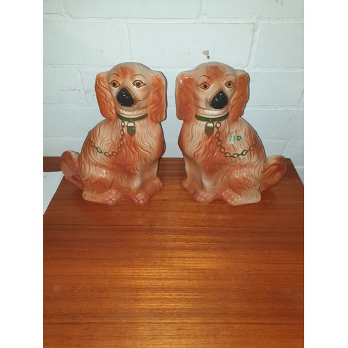 110 - Pair Of Wally Dugs Stands 30cms Tall