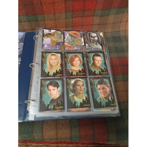 85 - Folder Of Buffy The Vampire Slayer Collectors Cards