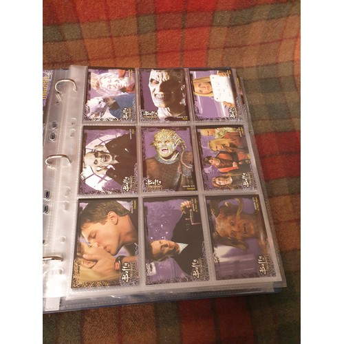 85 - Folder Of Buffy The Vampire Slayer Collectors Cards