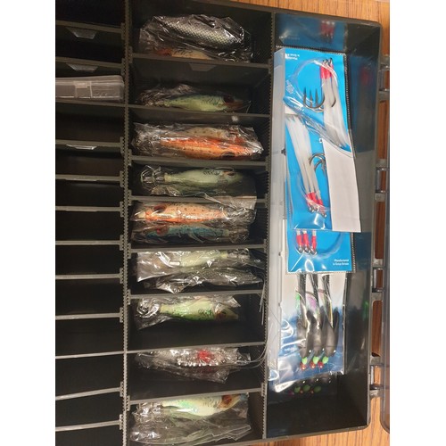 66 - Tackle Box Full Of New  Sea Fishing Lures Etc