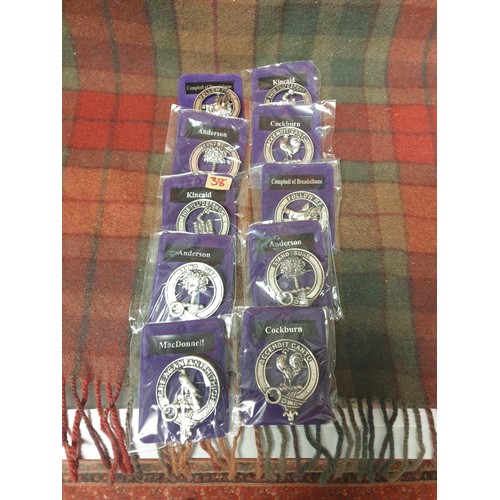 38 - Selection Of Scottish Clan Badges