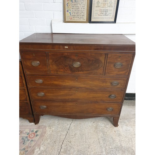 213 - Victorian Secretaire / Chest Of Drawers