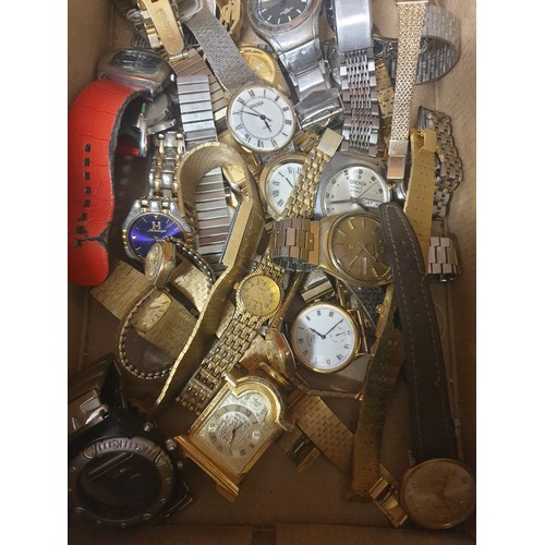 45 - Large Selection Of Watches Watch Parts etc