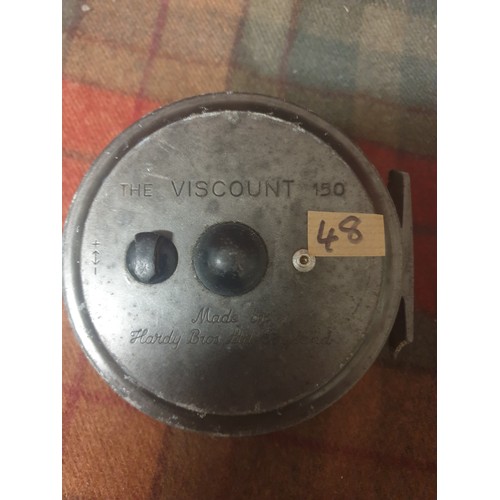 48 - Hardy Brothers The Viscount 150 Fly Reel With Line