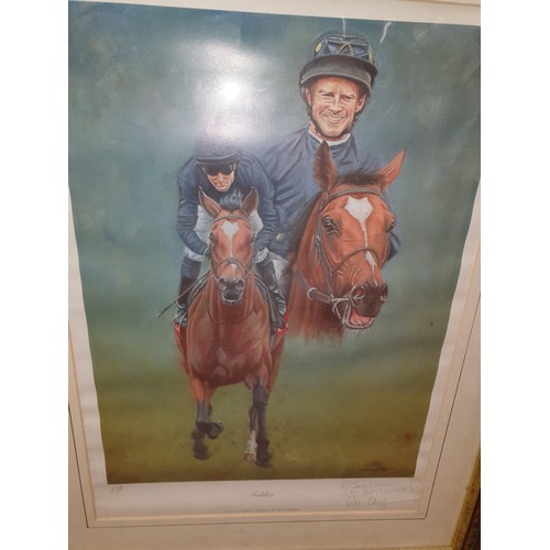 177 - Limited edition Horse 'Galileo' Mick Kinane after Deighan and Dunwoodys Best Limited Edition Print