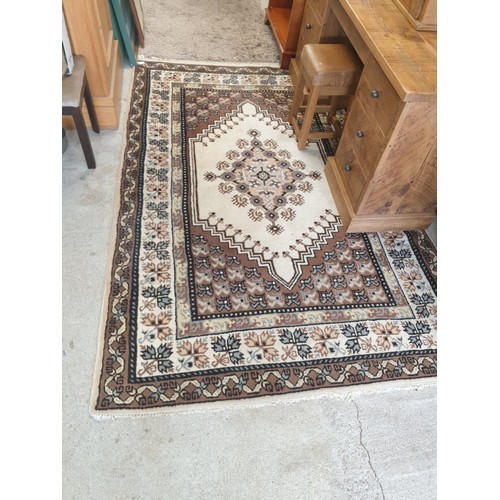 219 - Large Hand Woven Rug 244 x 62 cm