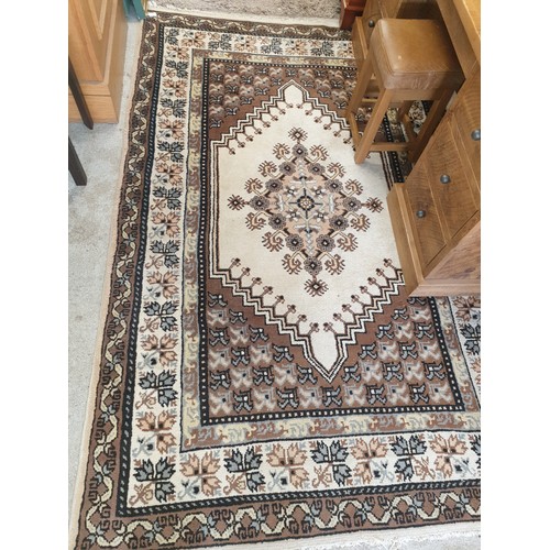 219 - Large Hand Woven Rug 244 x 62 cm