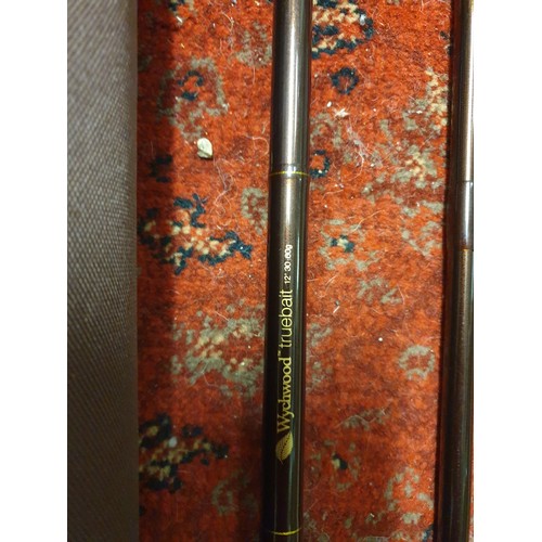 46B - Wychwood True Bait 12 Ft Spinning / Bait Rod 30/60g With Rod Bag And Original Protective Tube