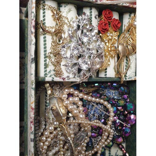 11 - Box Of Costume Jewellery Watches Ect