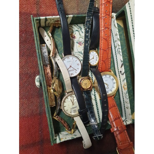 11 - Box Of Costume Jewellery Watches Ect