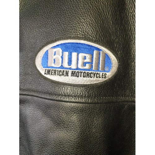 235 - Buell American Motorcycle Jacket As New Size L