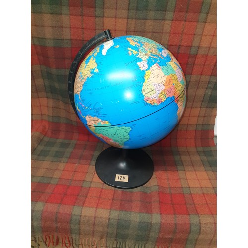 120 - Vintage Globe Of The World