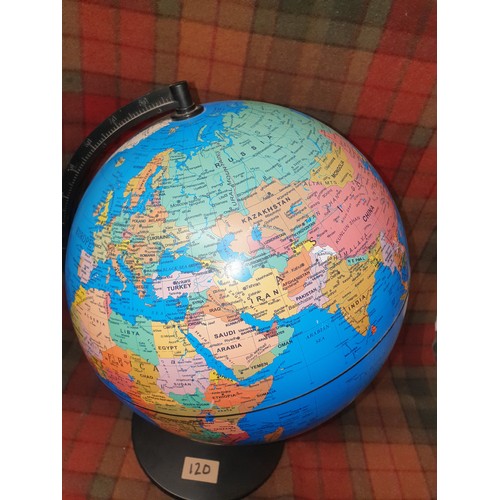 120 - Vintage Globe Of The World