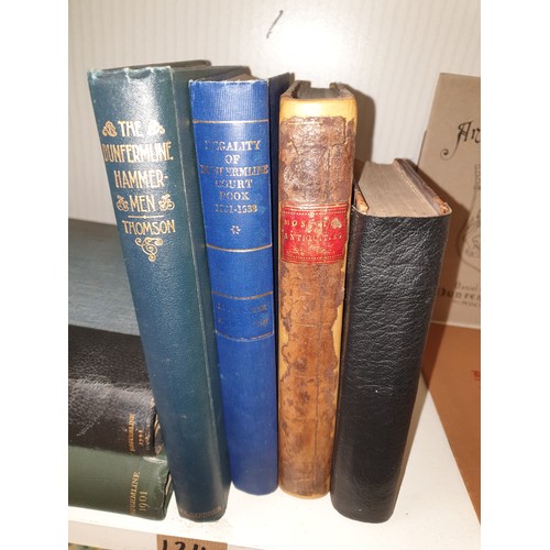 124 - Selection Of Vintage Books Mostly Dunfermline