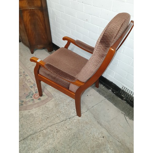 208 - Mid Century Cintique Relaxer Arm Chair