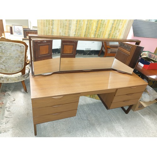 209 - Mid Century Europa Furniture Retro Dressing Table