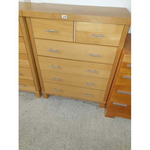 217 - Good Quality 2 Over 4 Chest Of Drawers