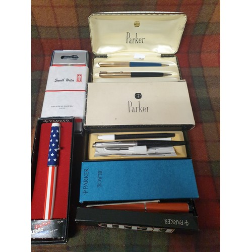 96 - Selection Of Boxed Parker Pens To Include Parker 51 Boxed Set Ect