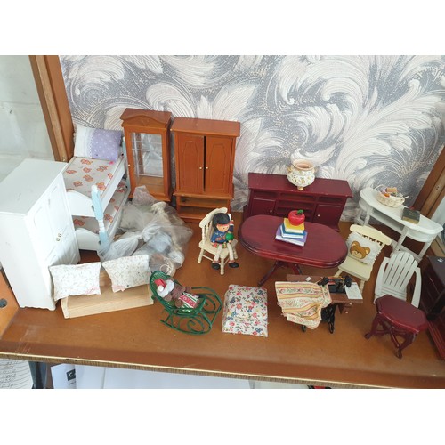 149 - Large Selection Of Dolls Furniture etc