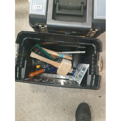 179 - Stanley Mobile Work Centre Tool Box With Tools etc