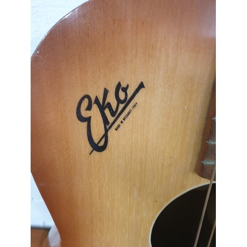 163 - 2 Vintage Eko Acoustic Guitars